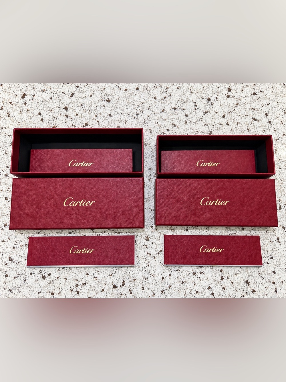 Genuine Cartier Jewelry/Glasses Boxes